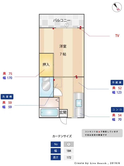 間取り図のイメージ