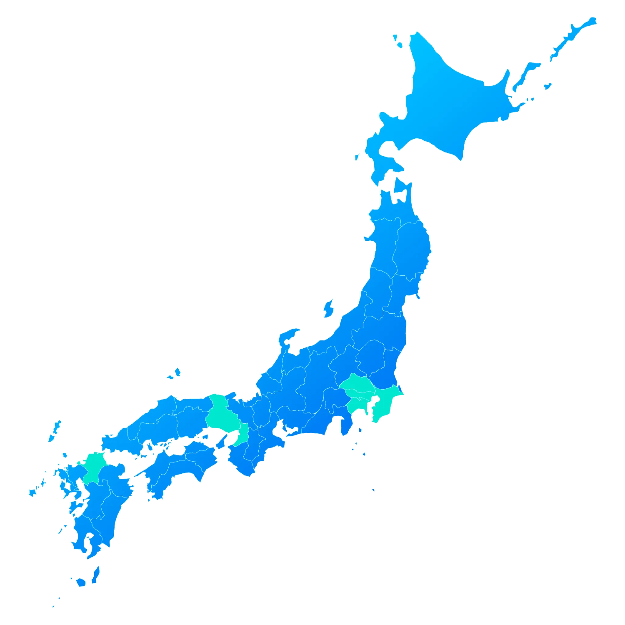 物件撮影対応エリアマップ